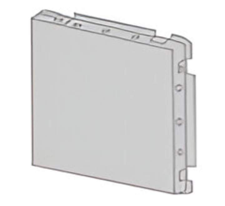 Fix the panel with angle aluminum by rivet or screw