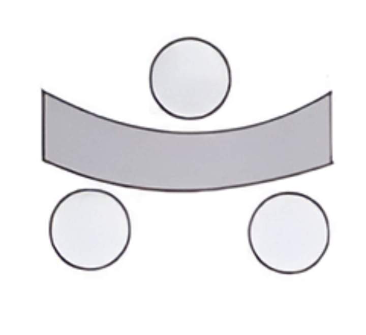 Panel can be bent by bending brake to get the ideal arc