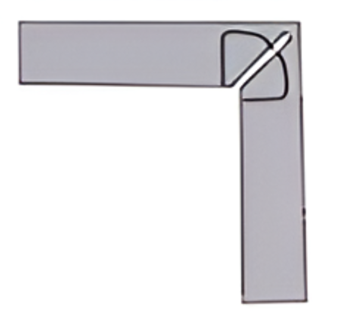 Slot the back and then bend